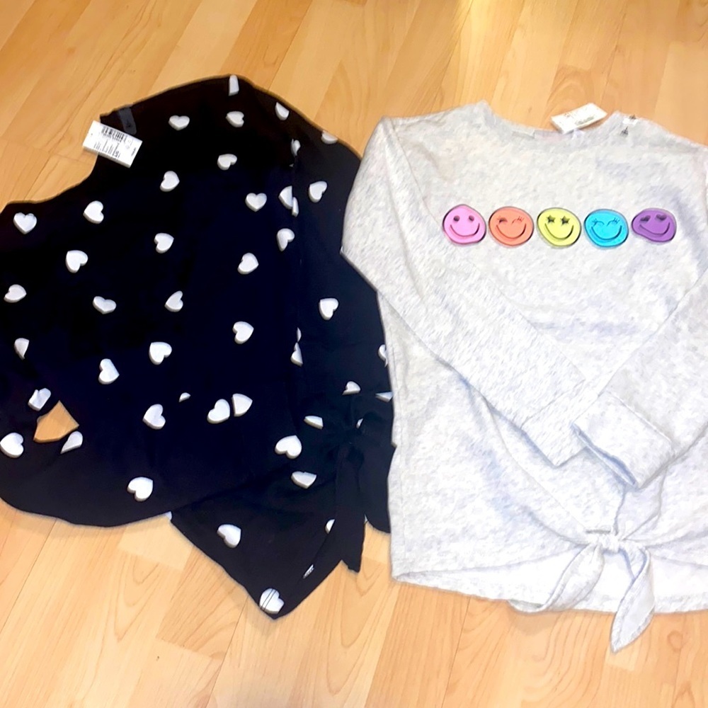 2 Children’s Place Girls L Sweatshirts NWT